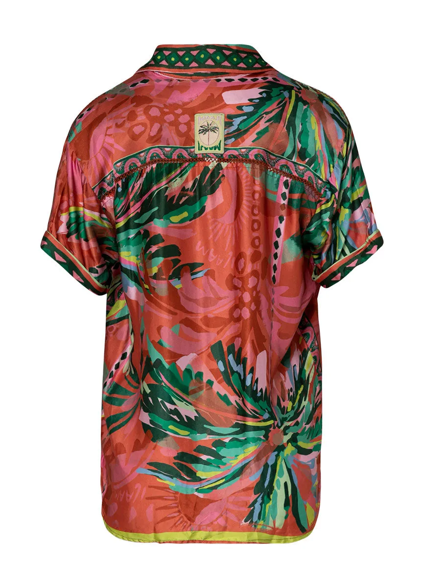 Maaji Flame Palms Moon Phase Long Shirt
