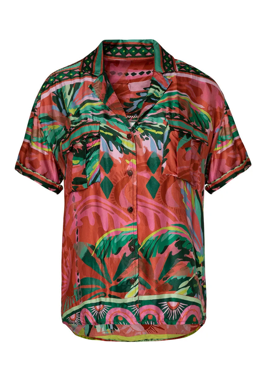 Maaji Flame Palms Moon Phase Long Shirt