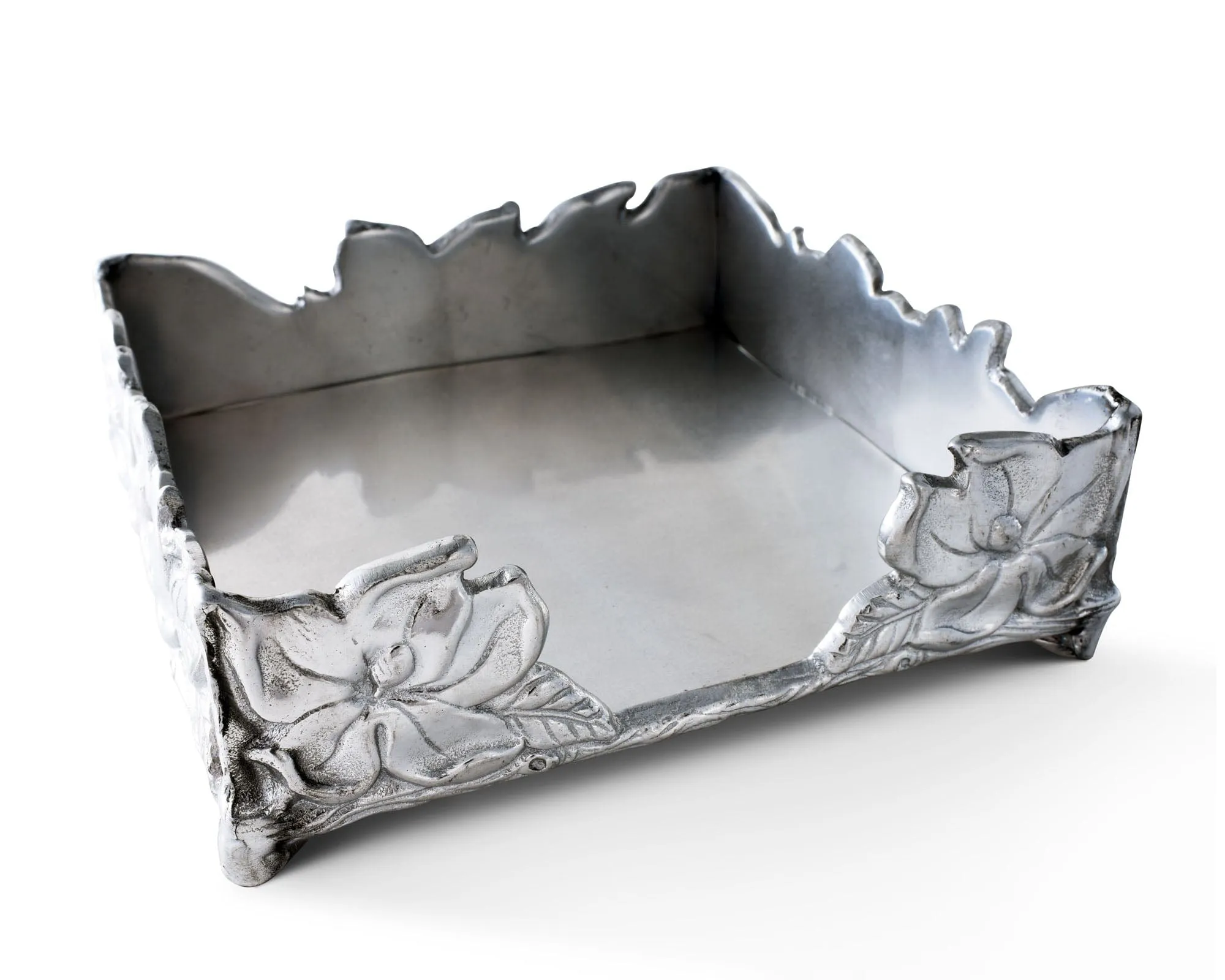Magnolia Luncheon Napkin Box by Arthur Court Designs