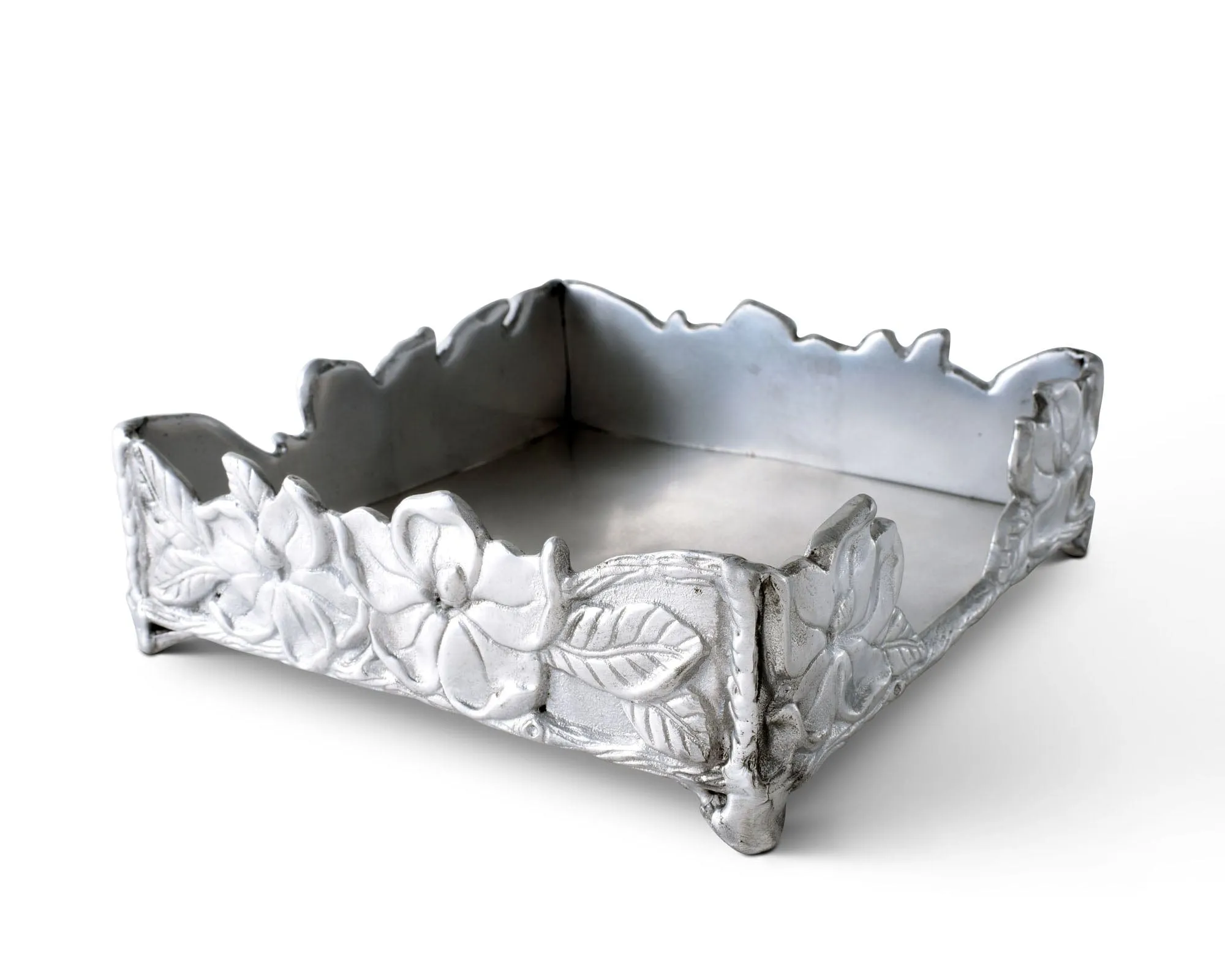 Magnolia Luncheon Napkin Box by Arthur Court Designs