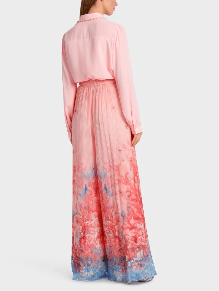 Marc Cain Collections Shirt Blouse With Pearls In Soft Seashell Pink WC 51.46 W90 COL 212