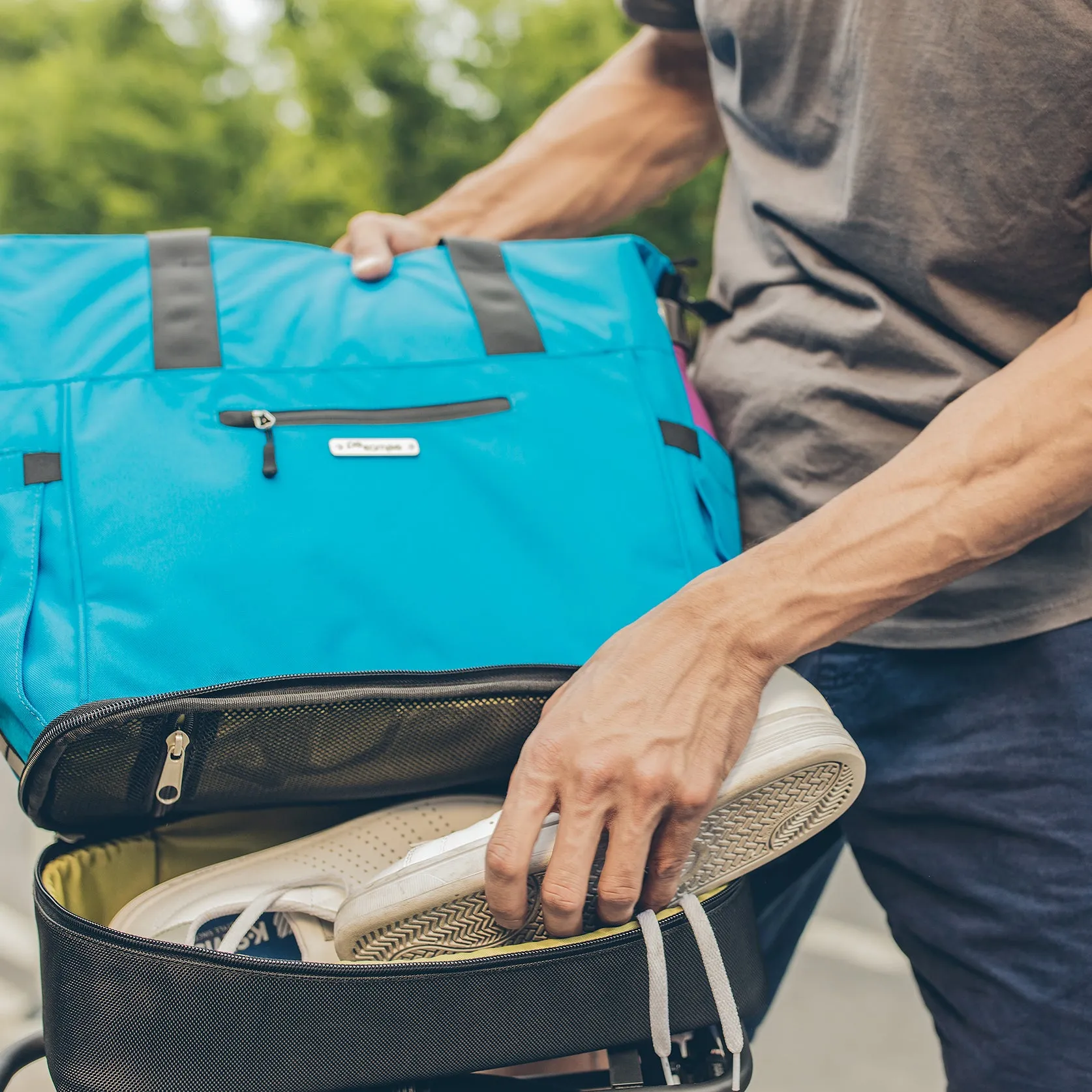 Mardy Backpack Pannier - Clear Day Blue