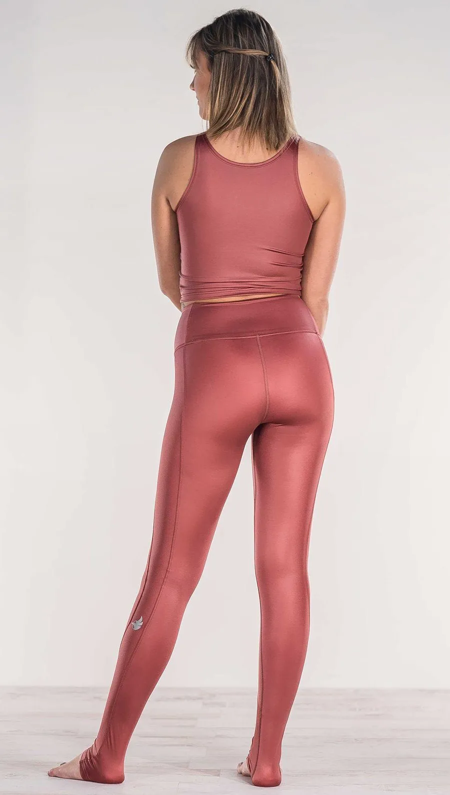 Mauve - Full Length Luster Leggings
