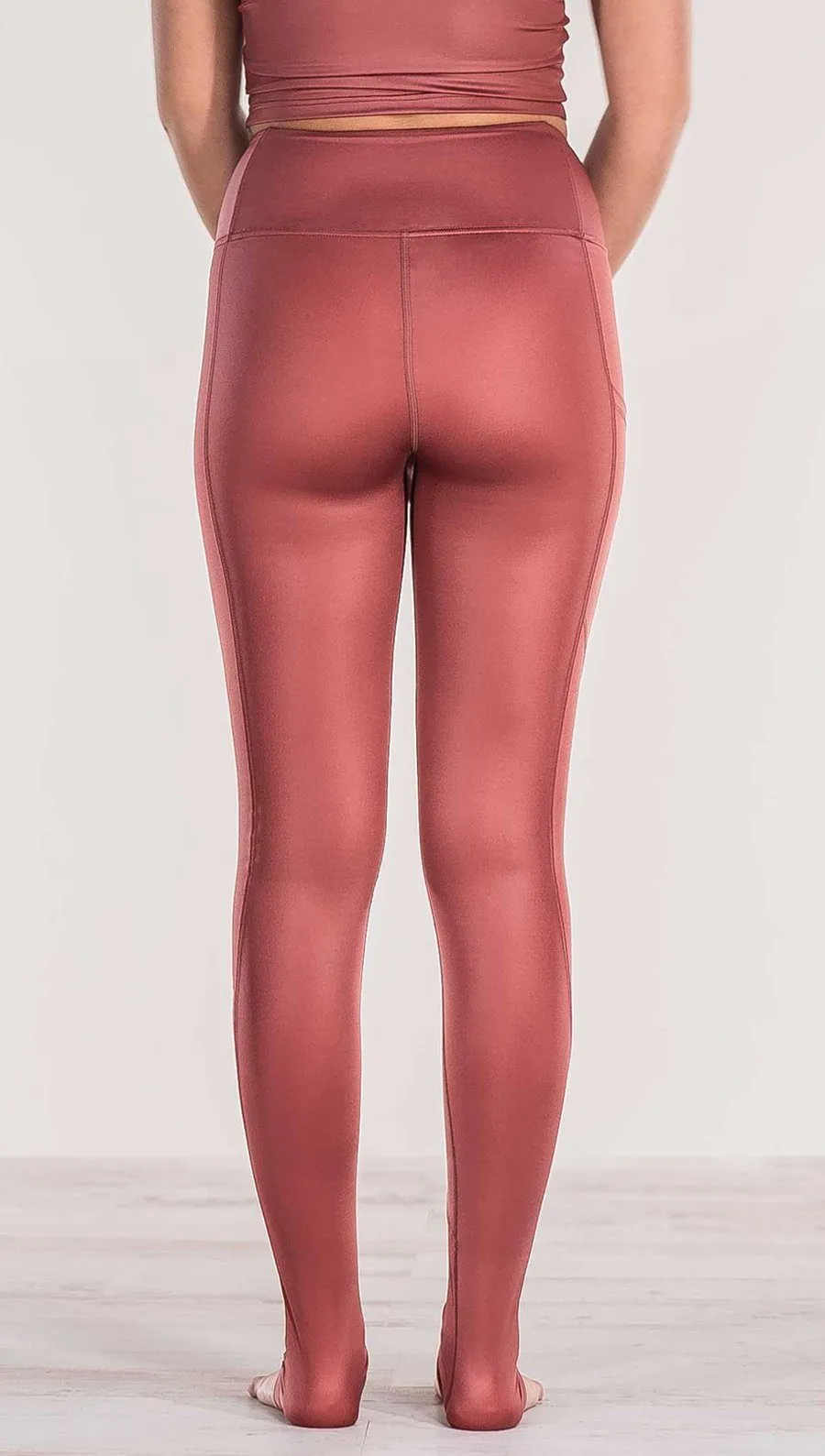 Mauve - Full Length Luster Leggings