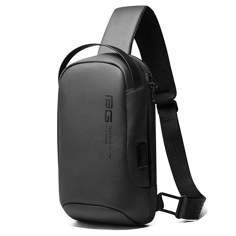 Men's Multifunction Waterproof Crossbody Bag