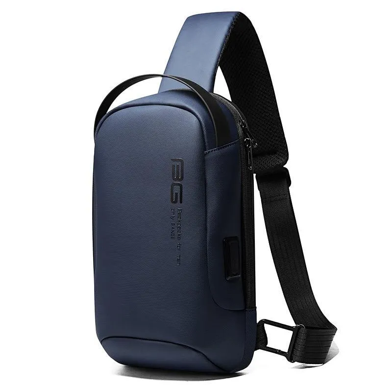 Men's Multifunction Waterproof Crossbody Bag