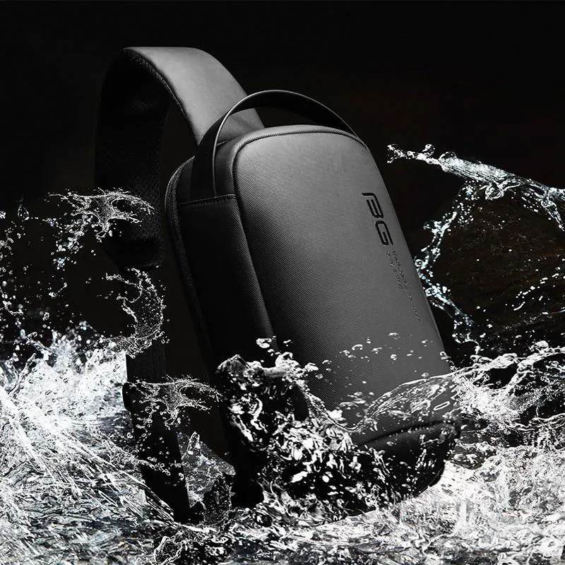 Men's Multifunction Waterproof Crossbody Bag