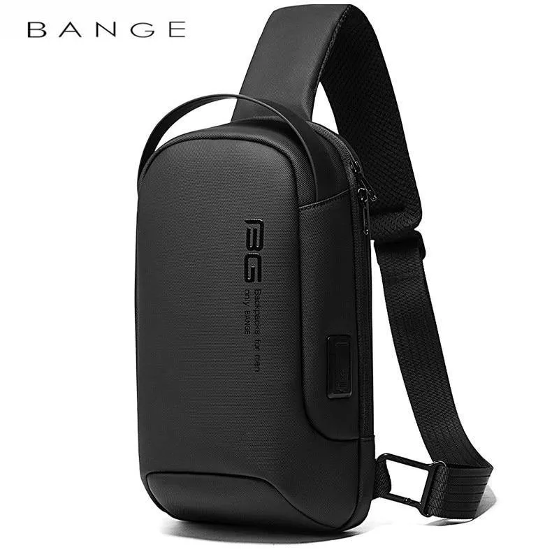 Men's Multifunction Waterproof Crossbody Bag