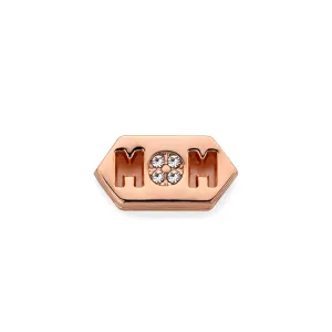 Mesh charm mom cube rosé gold