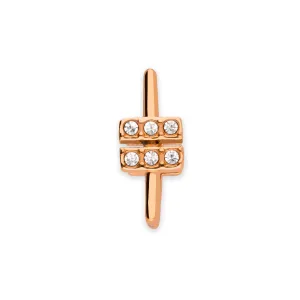 Mesh charm xena rosé gold
