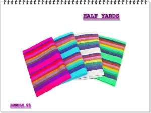 Mexican Fabric in Bright Stripes (4 ½-Yard Bundle)