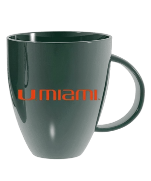 Miami Hurricanes - Green Luster Mug