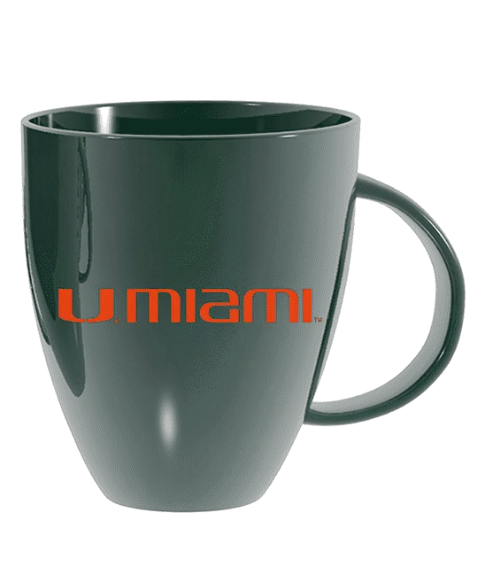 Miami Hurricanes - Green Luster Mug