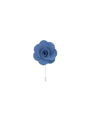 Midnight Blue Textured Lapel Pin