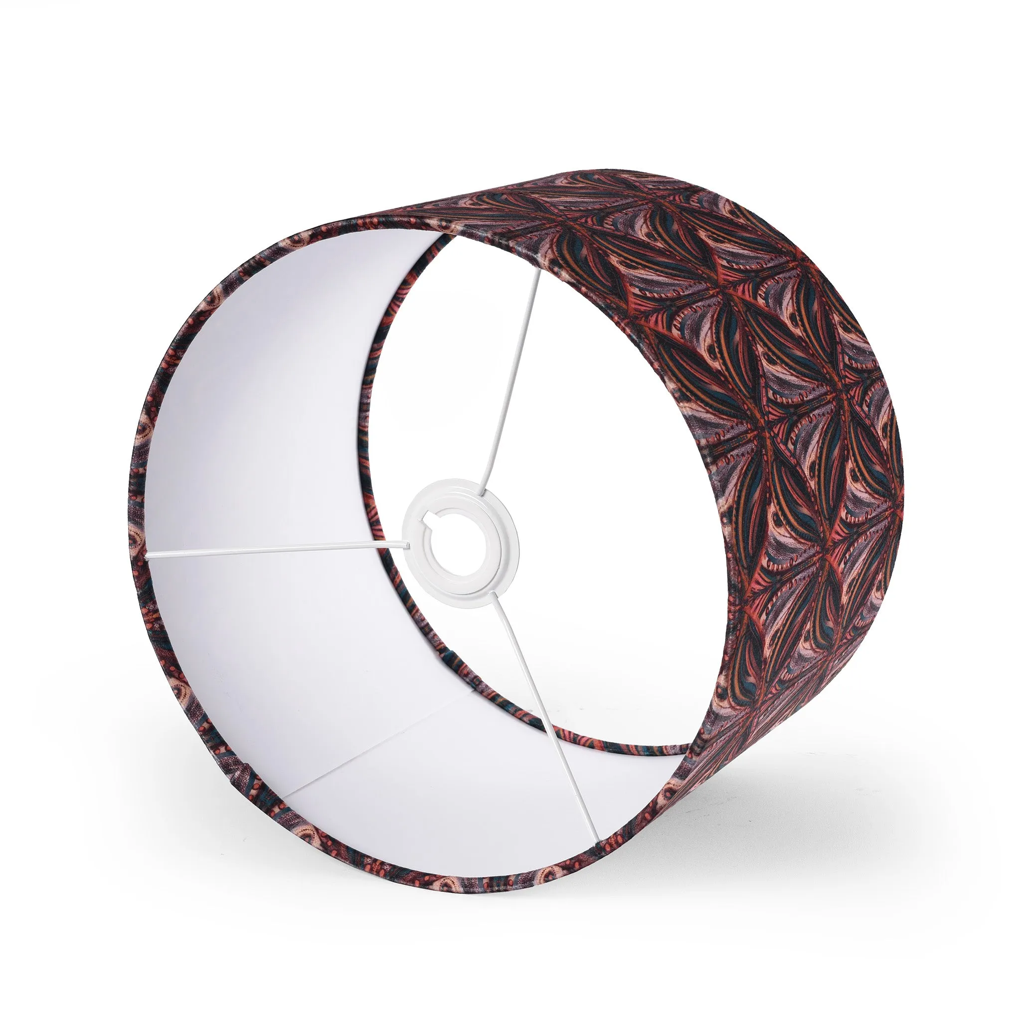 Mumbai Deco Drum Lampshade Various Sizes  - Plum