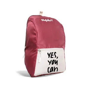 Nano Backpack 15 Ltr Yes You Can Wine   Beige