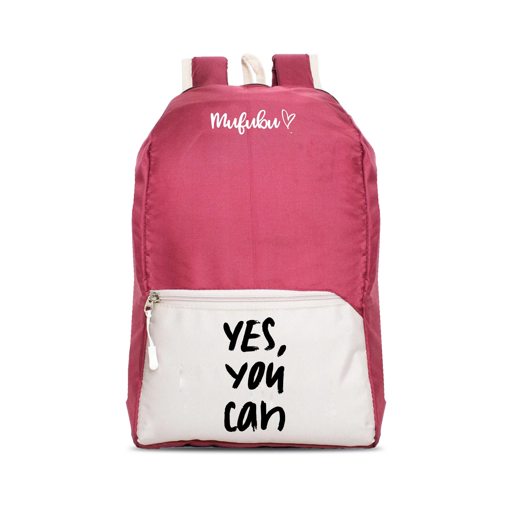 Nano Backpack 15 Ltr Yes You Can Wine   Beige