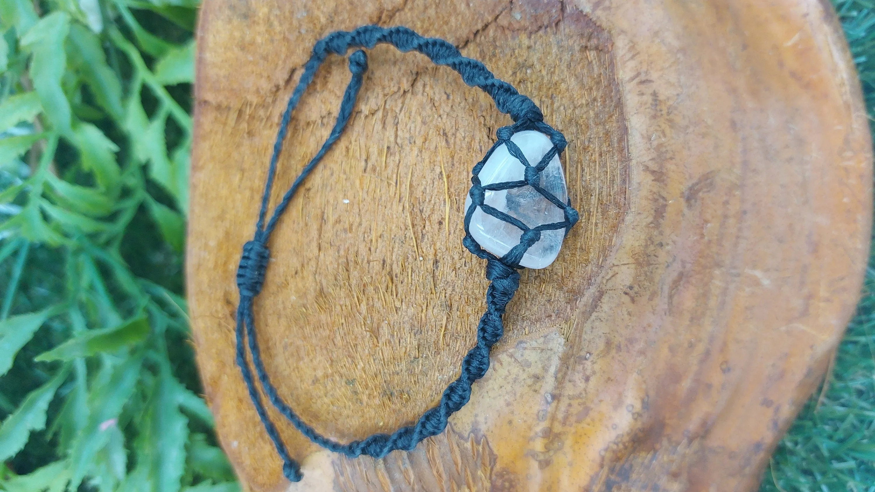 Natural Pink/Rose Quartz Handmade Wrap It Bracelet Healing Crystal Accessories Zodiac Mineral Stone