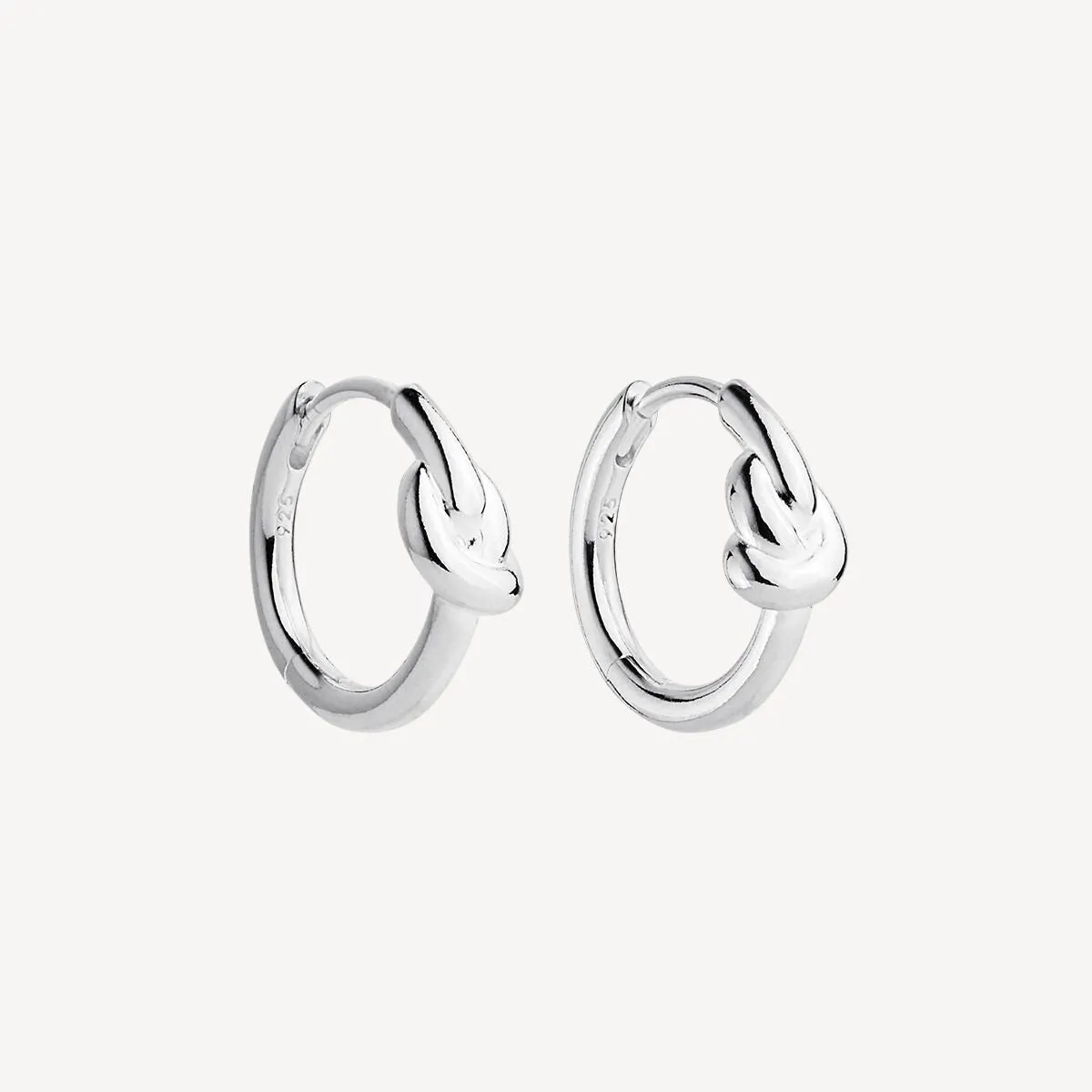 Nature’s Knot Huggie Earrings