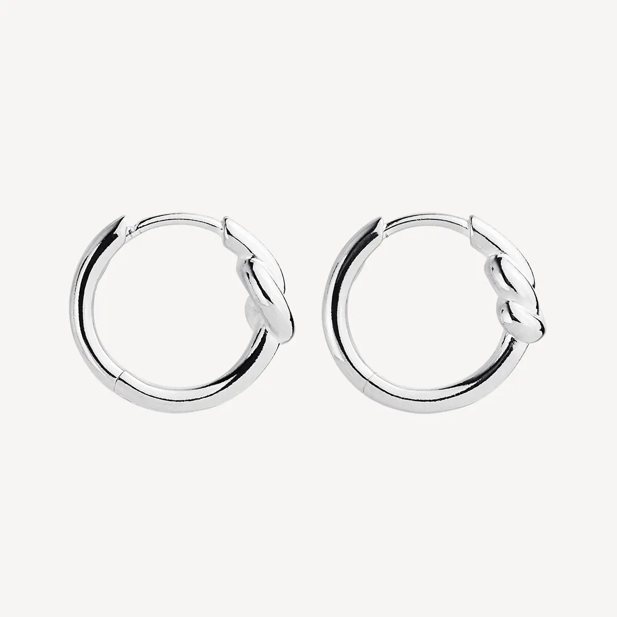 Nature’s Knot Huggie Earrings
