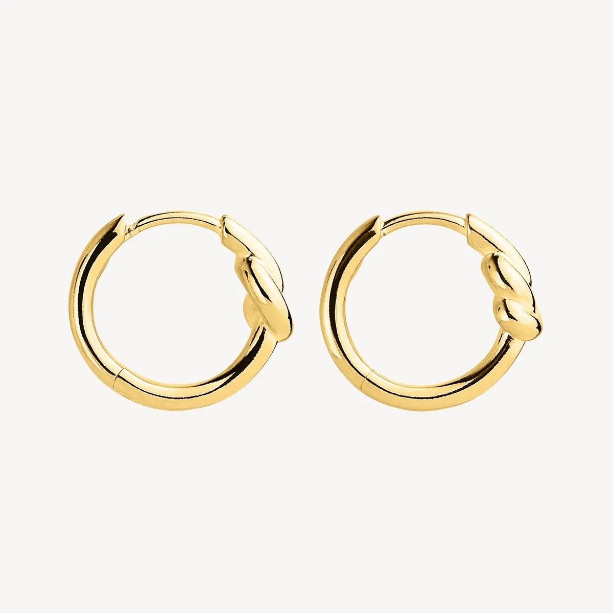 Nature’s Knot Huggie Earrings
