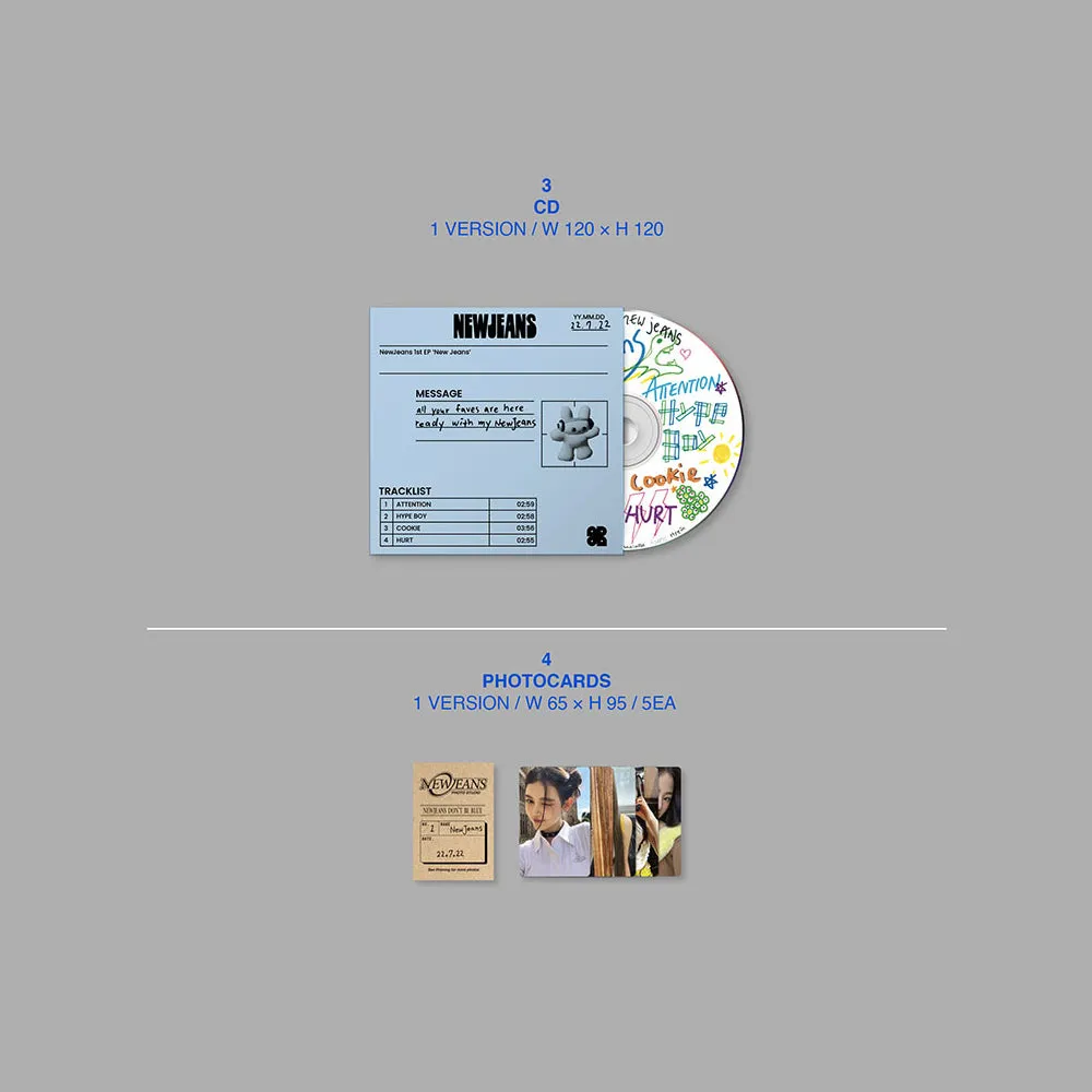 NewJeans {LIMITED Bag Ver) 1st EP