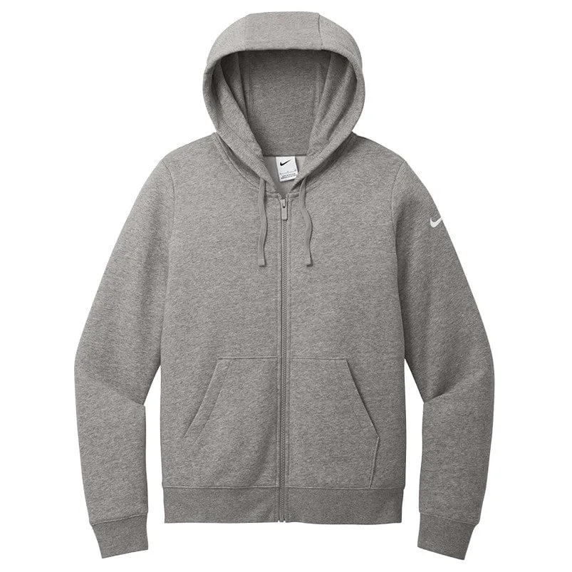 Nike - Women's Club Fleece Sleeve Swoosh Full-Zip Hoodie