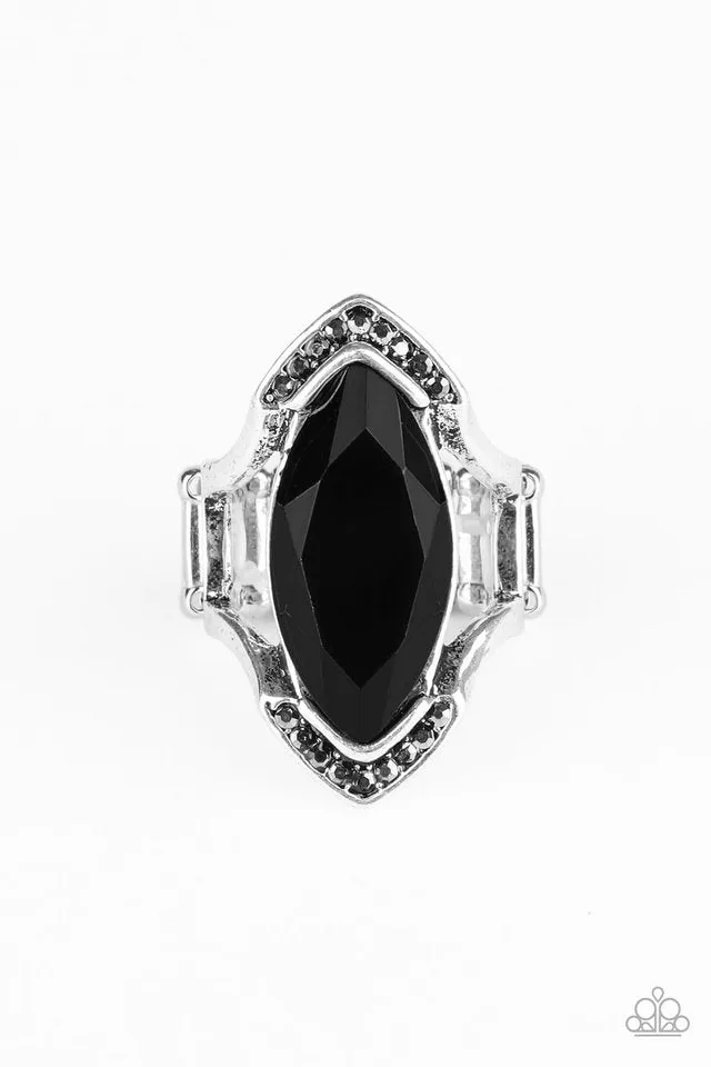 Paparazzi Ring ~ Leading Luster - Black