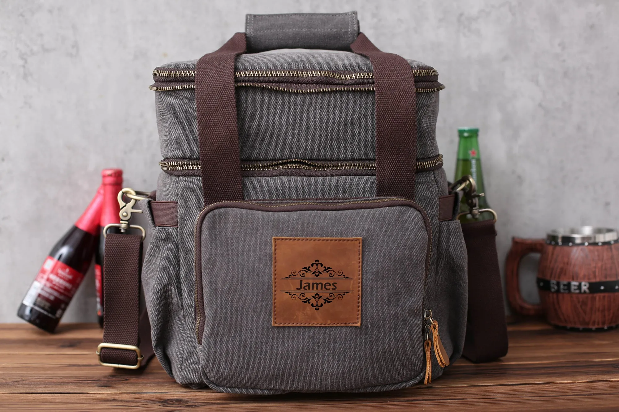 Personalized Groomsmen Cooler, Custom Beer Cooler, Groomsman Gift Proposal, Father's Day Gift
