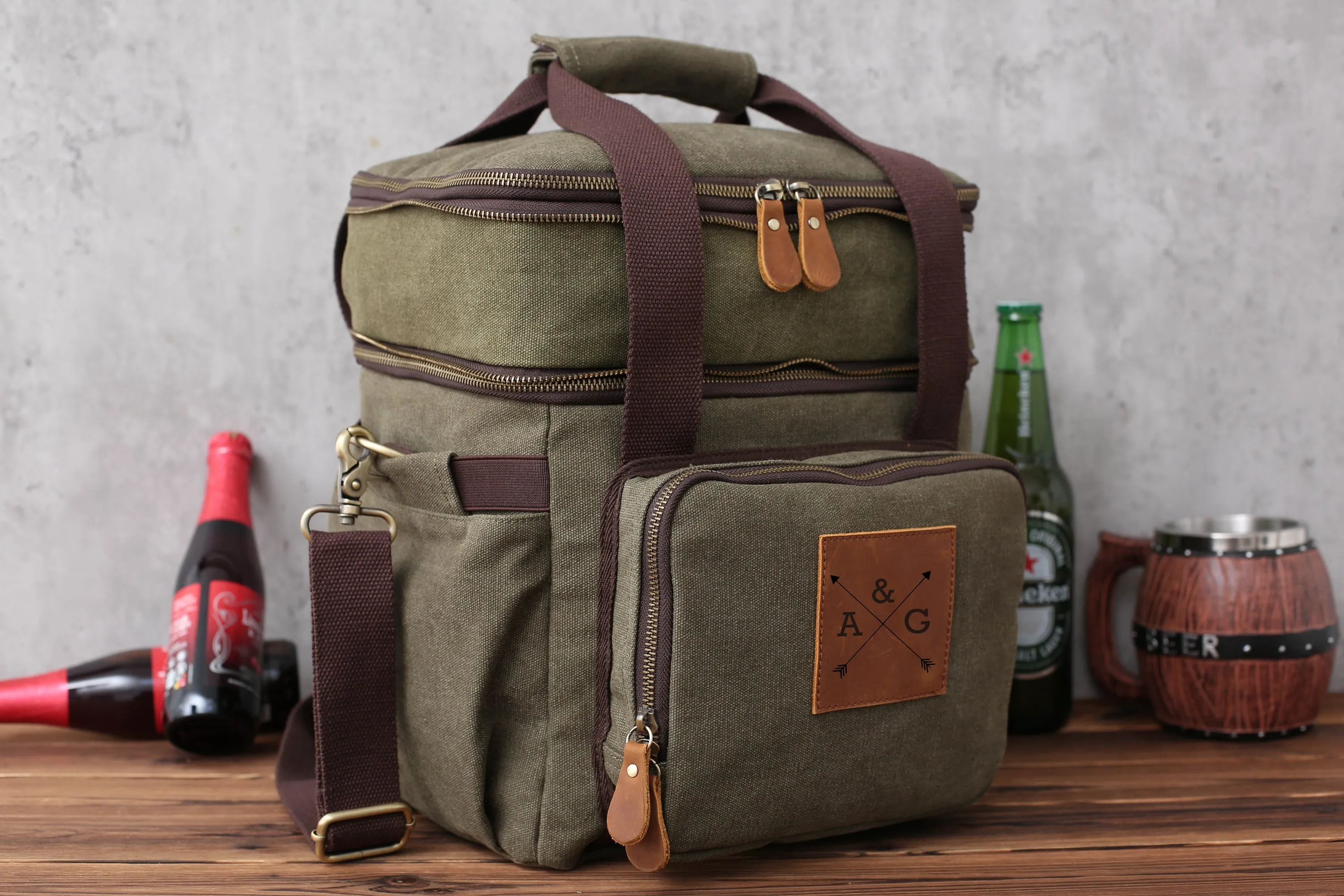 Personalized Groomsmen Cooler, Custom Beer Cooler, Groomsman Gift Proposal, Father's Day Gift
