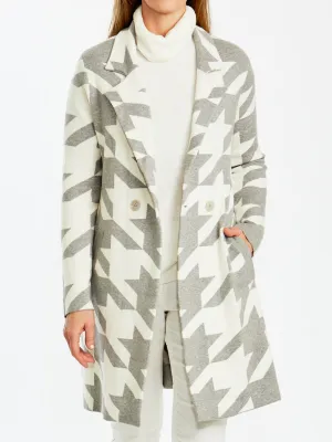 PINGPONG HOUDSTOOTH COAT
