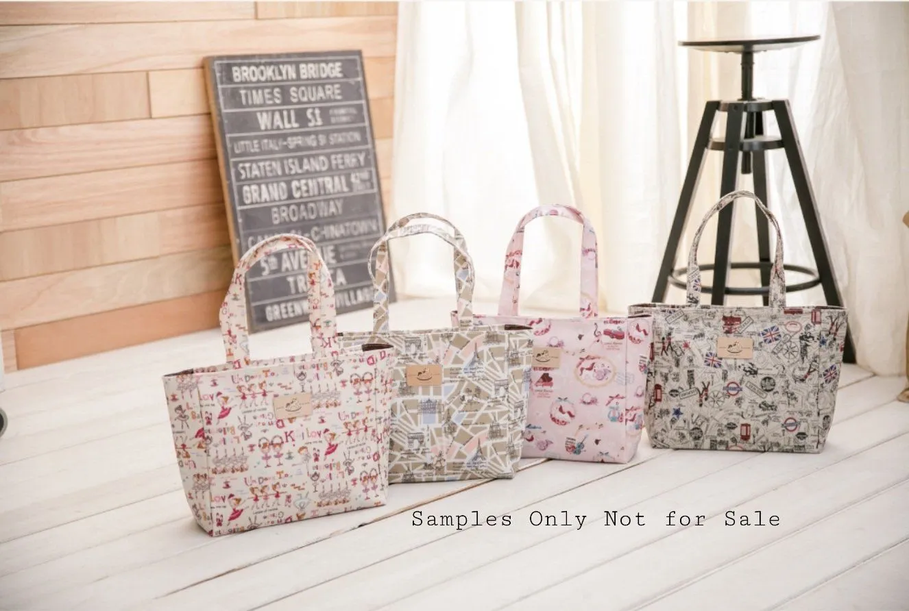 Pink Cat Yoga Medium Tote