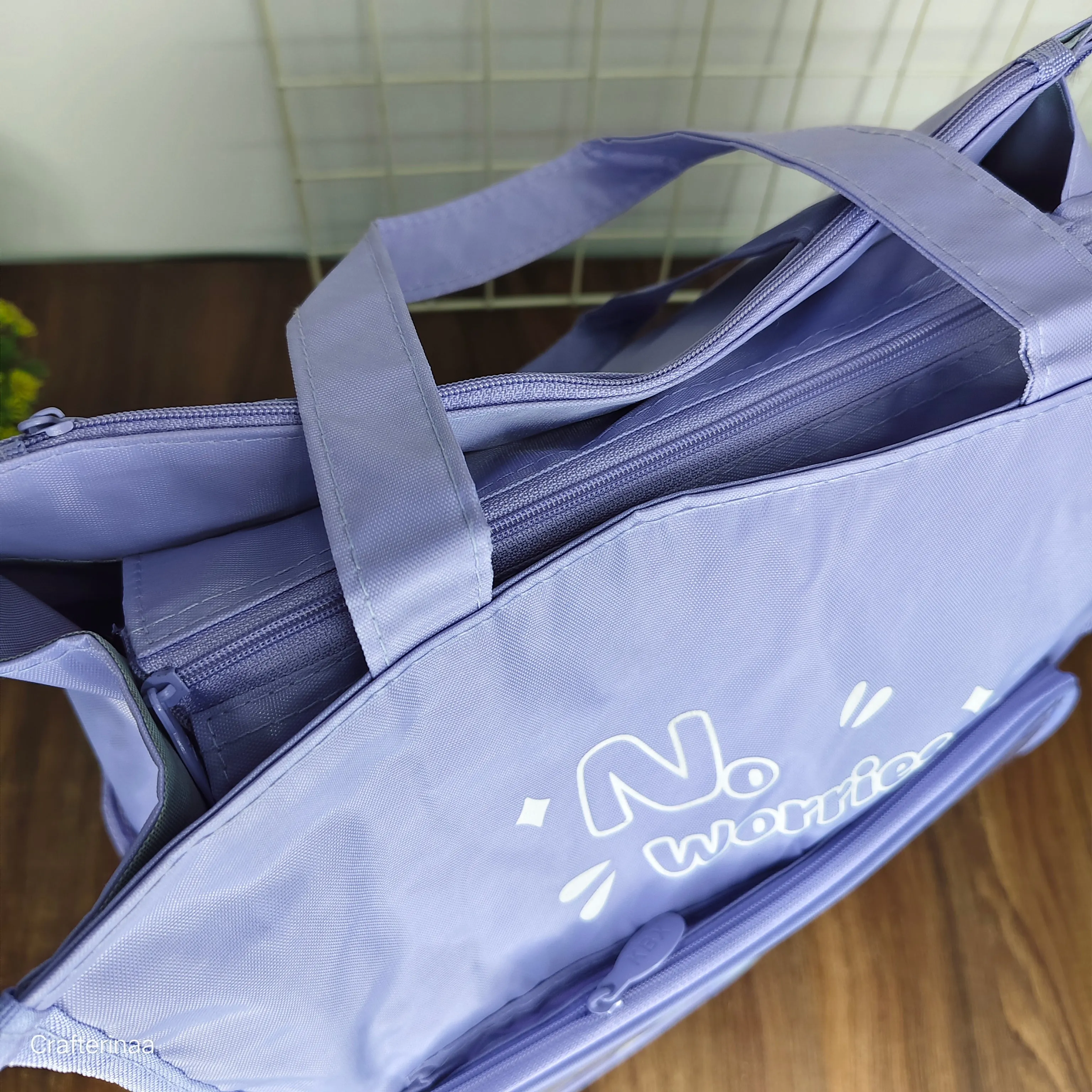 Premium Kawaii Tote bags with 3 compartments 
Stylish and Trendy Travelling Bag for Boys and Girls