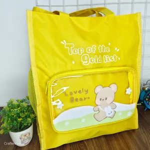 Premium Kawaii Tote bags with 3 compartments 
Stylish and Trendy Travelling Bag for Boys and Girls