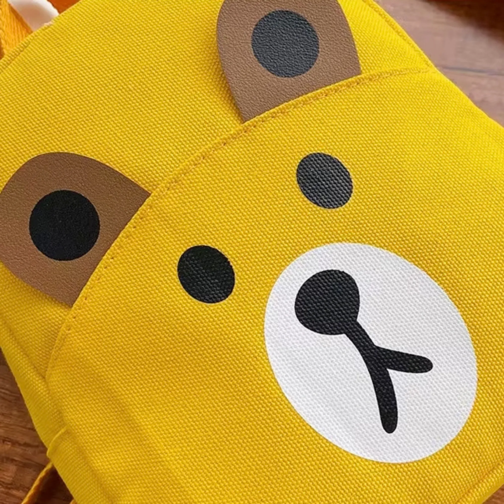 Preschool Children's Teddy Backpack - Yellow