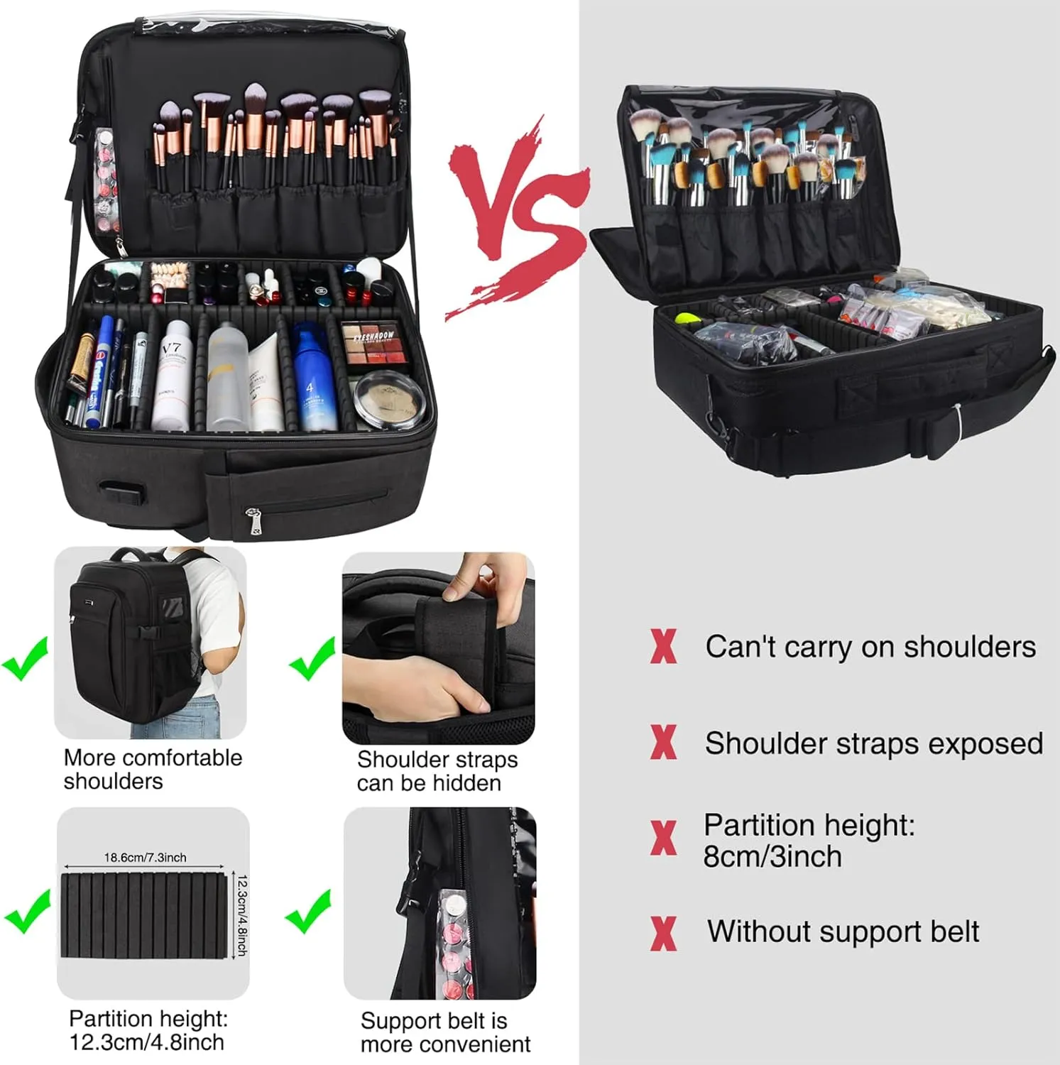 Professional Makeup Bag For Makeup Artists