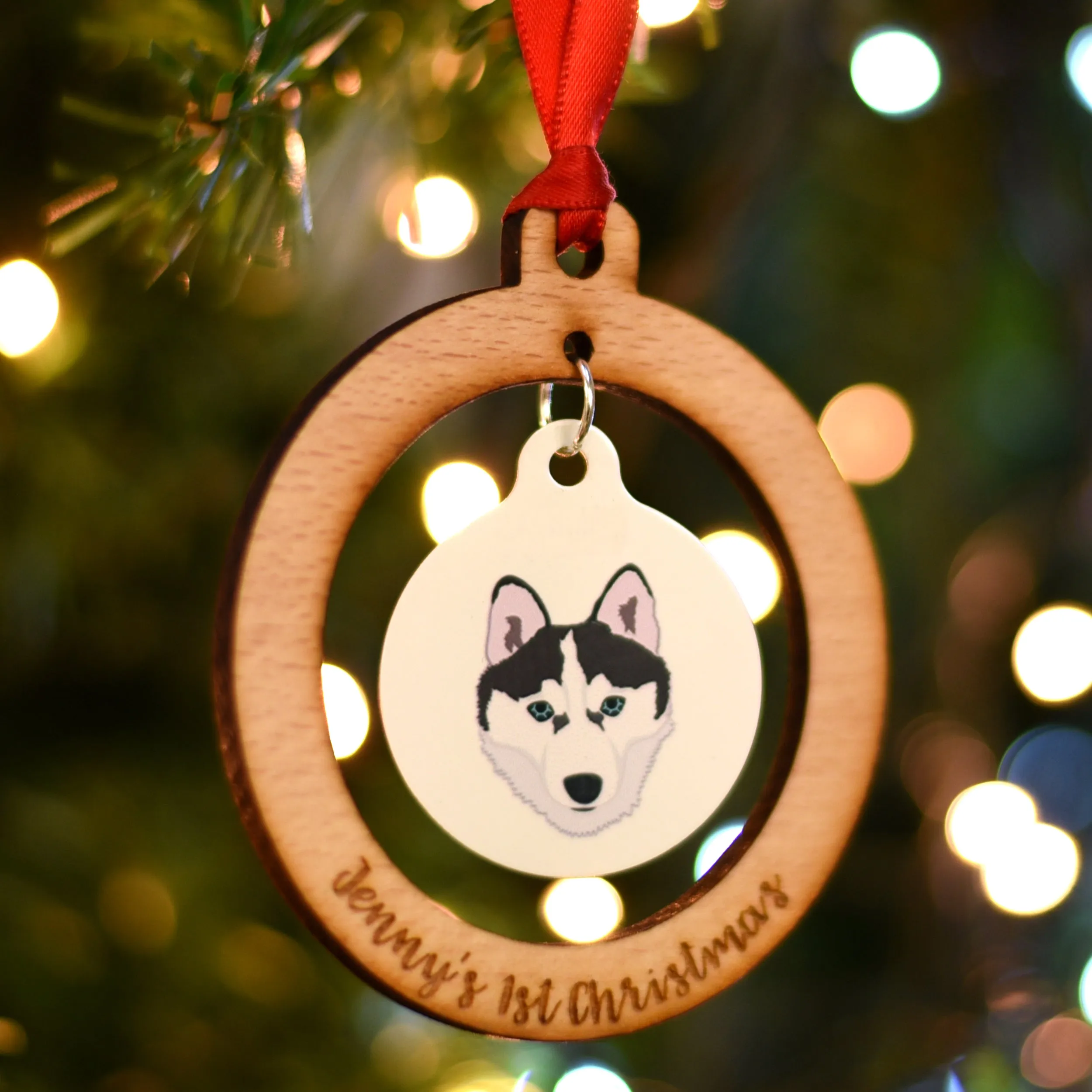 Puppy's 1st Christmas Decoration