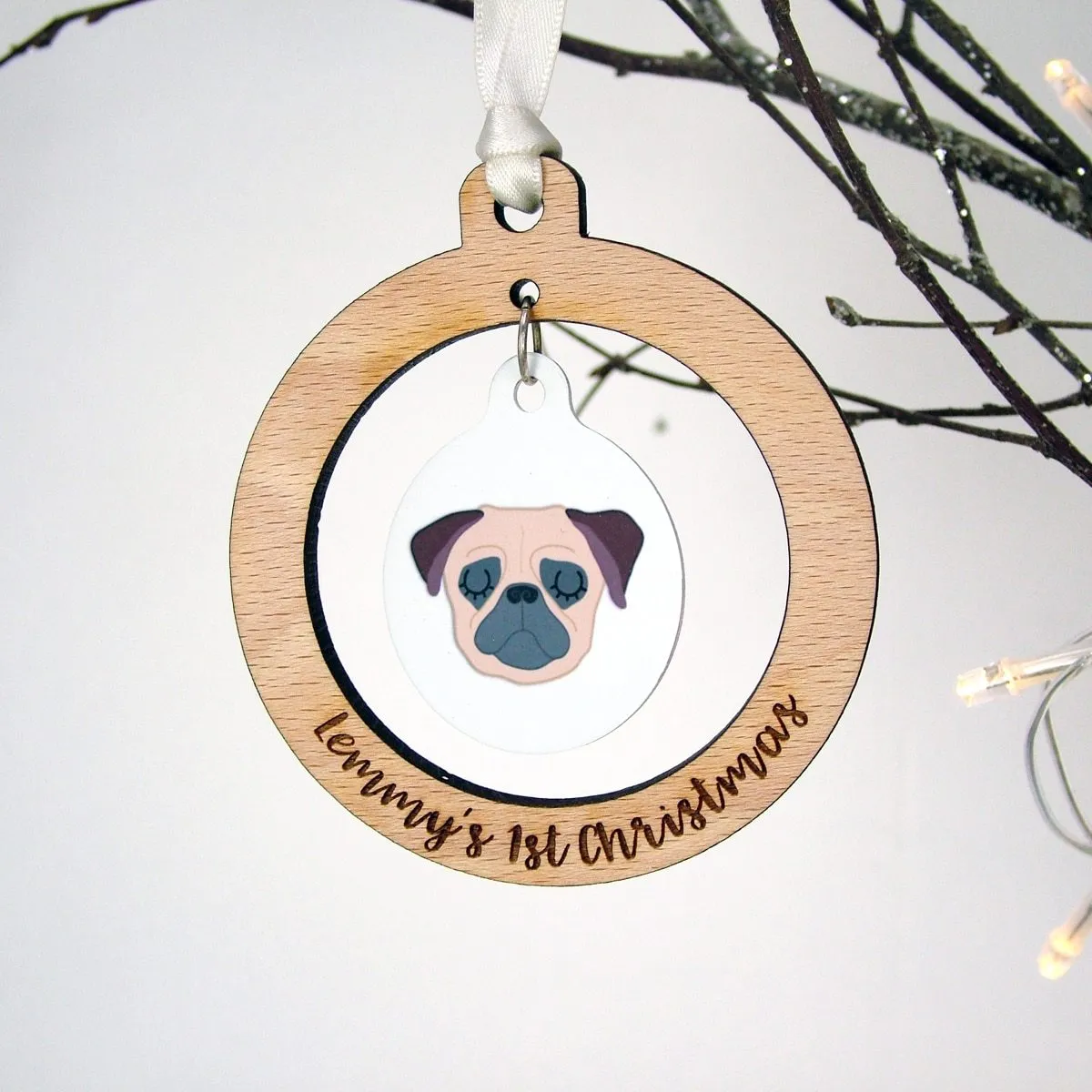Puppy's 1st Christmas Decoration
