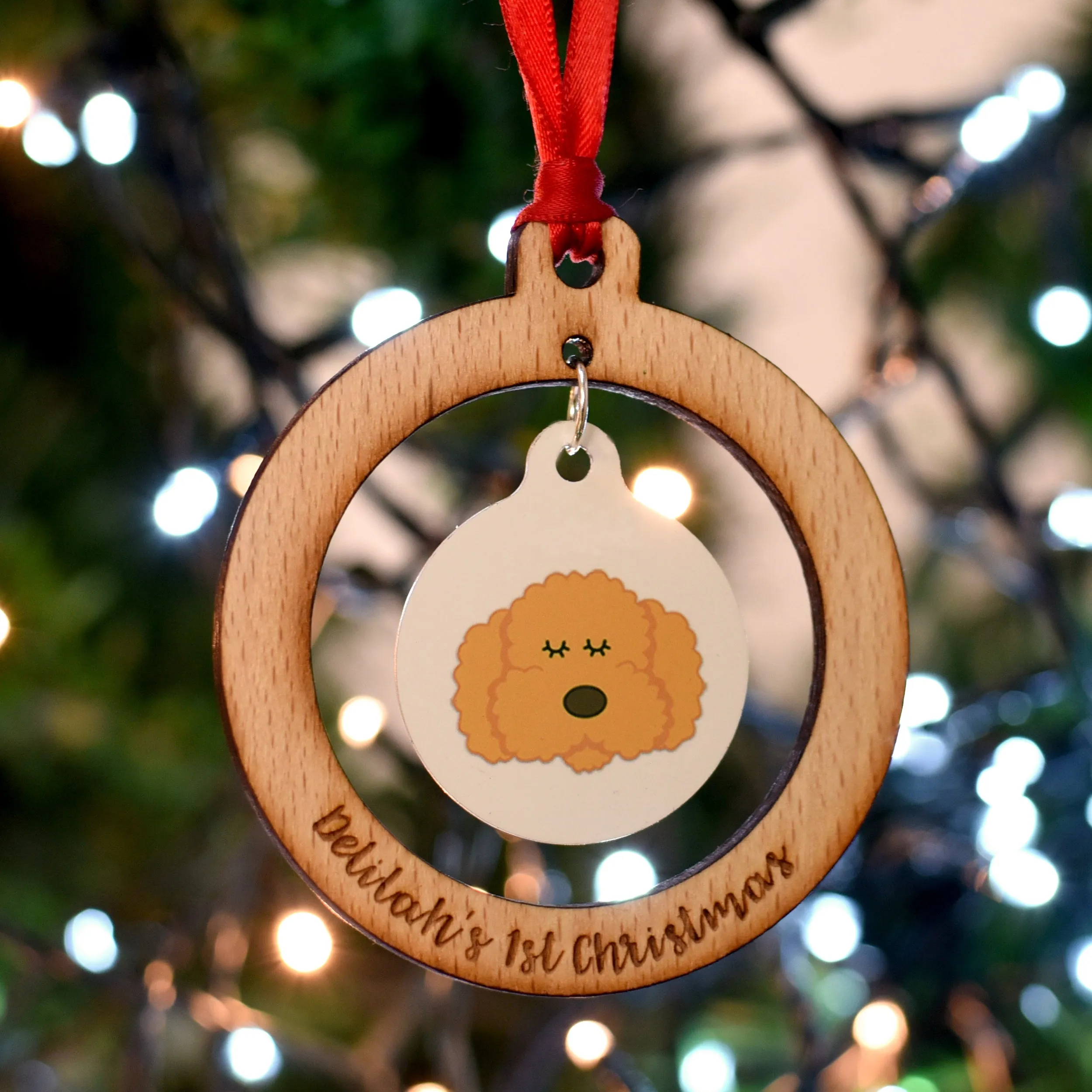 Puppy's 1st Christmas Decoration