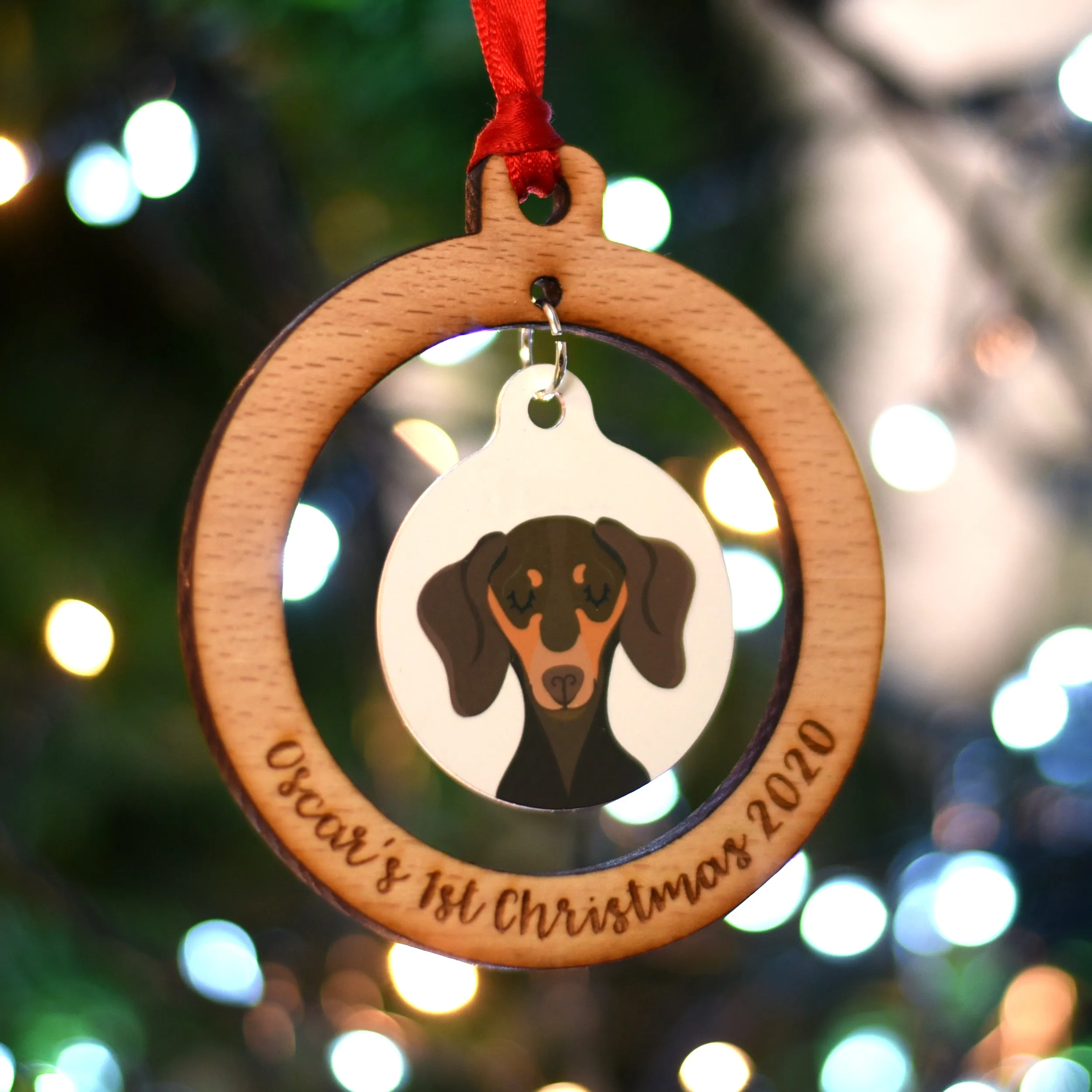 Puppy's 1st Christmas Decoration