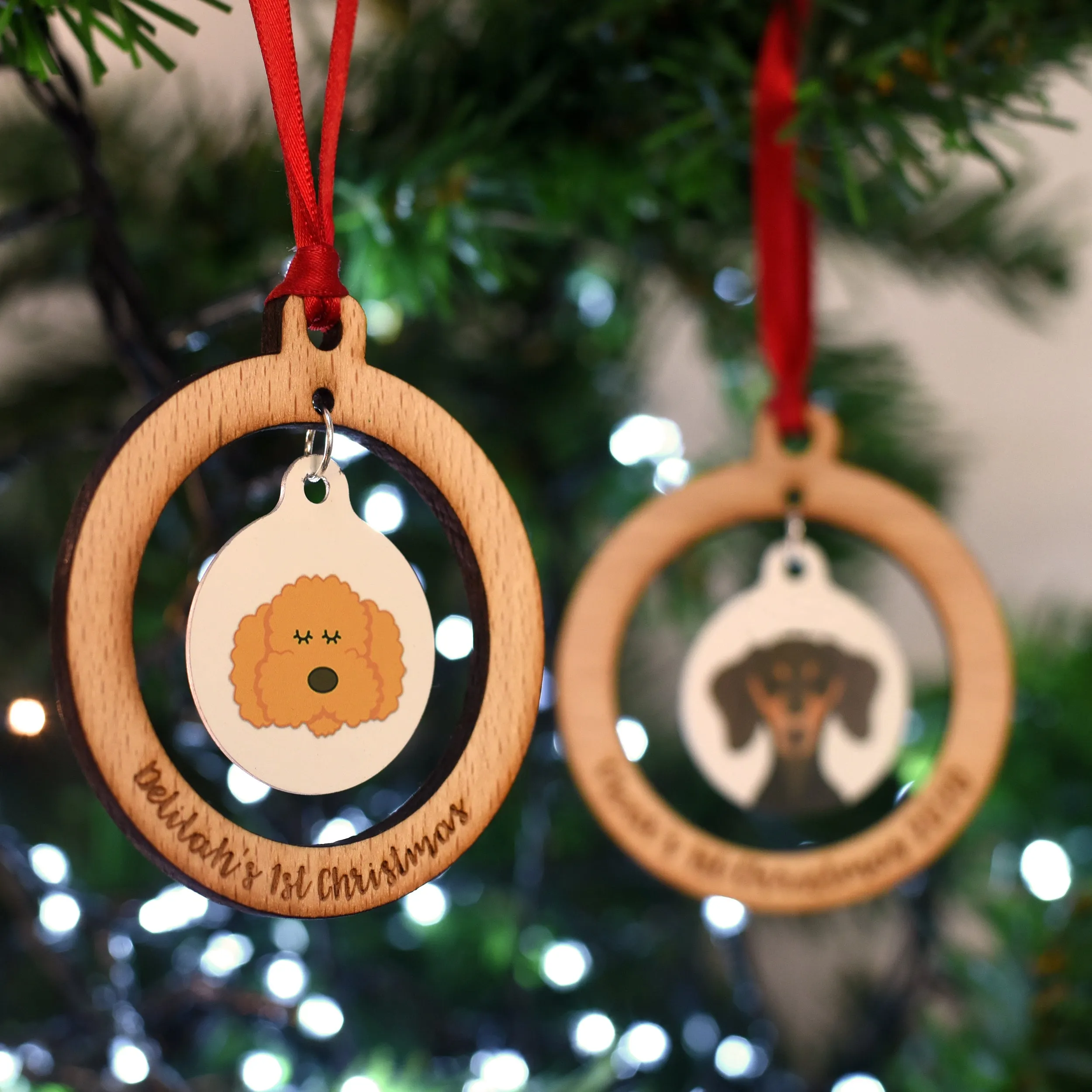 Puppy's 1st Christmas Decoration