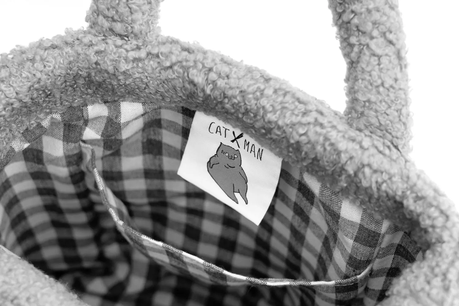 "CATXMAN "TEXTURED  TOTE"