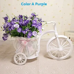 Rattan vase   flowers meters orchid artificial flower set home decoration