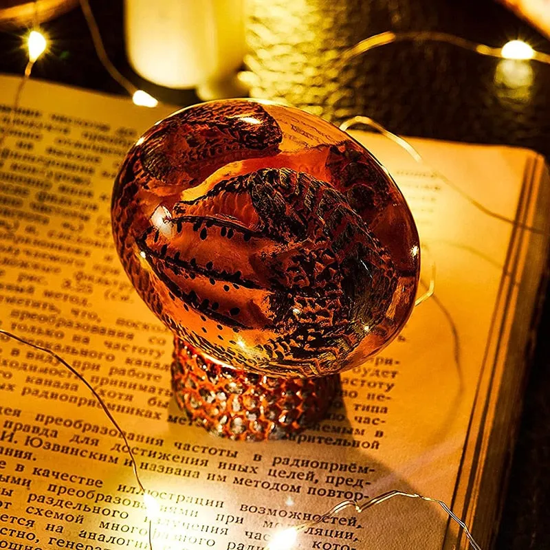 Resin Statue Of Lava Dragon Egg Sculpture For Home Décor, Gift Or Toy For Kid