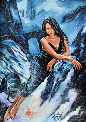 Rick Melton - Emily Booth Snow - Scream Queens - Art Print
