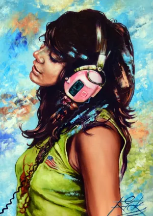 Rick Melton - Linda Ronstadt- Scream Queens - Art Print