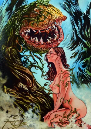 Rick Melton - Suzi Does Little Shop Of Horrors - Suzi Shaw - Art Print
