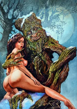 Rick Melton - Suzi Does Tabonga Tree Monster - Suzi Shaw - Art Print