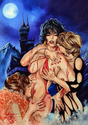 Rick Melton - Vampirella - Erotic Horror - Art Print