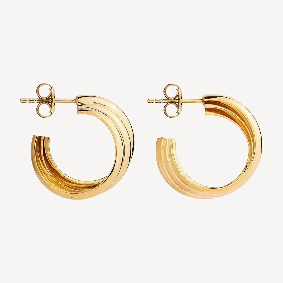 Ripple Hoop Earring